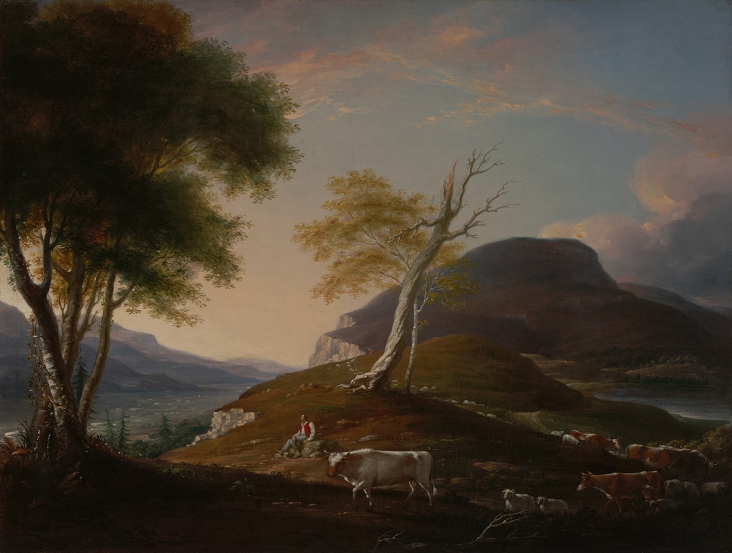 John Trumbull - View on the West Mountain near Hartford