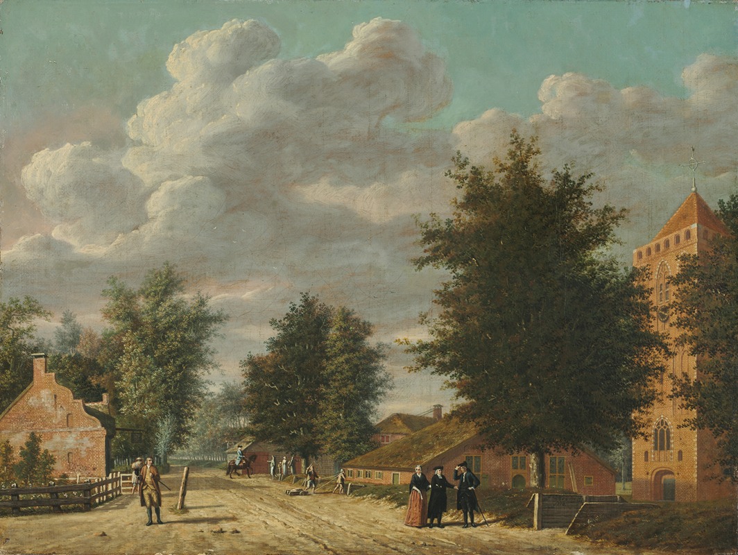 Jordanus Hoorn - View of the Village of Eemnes