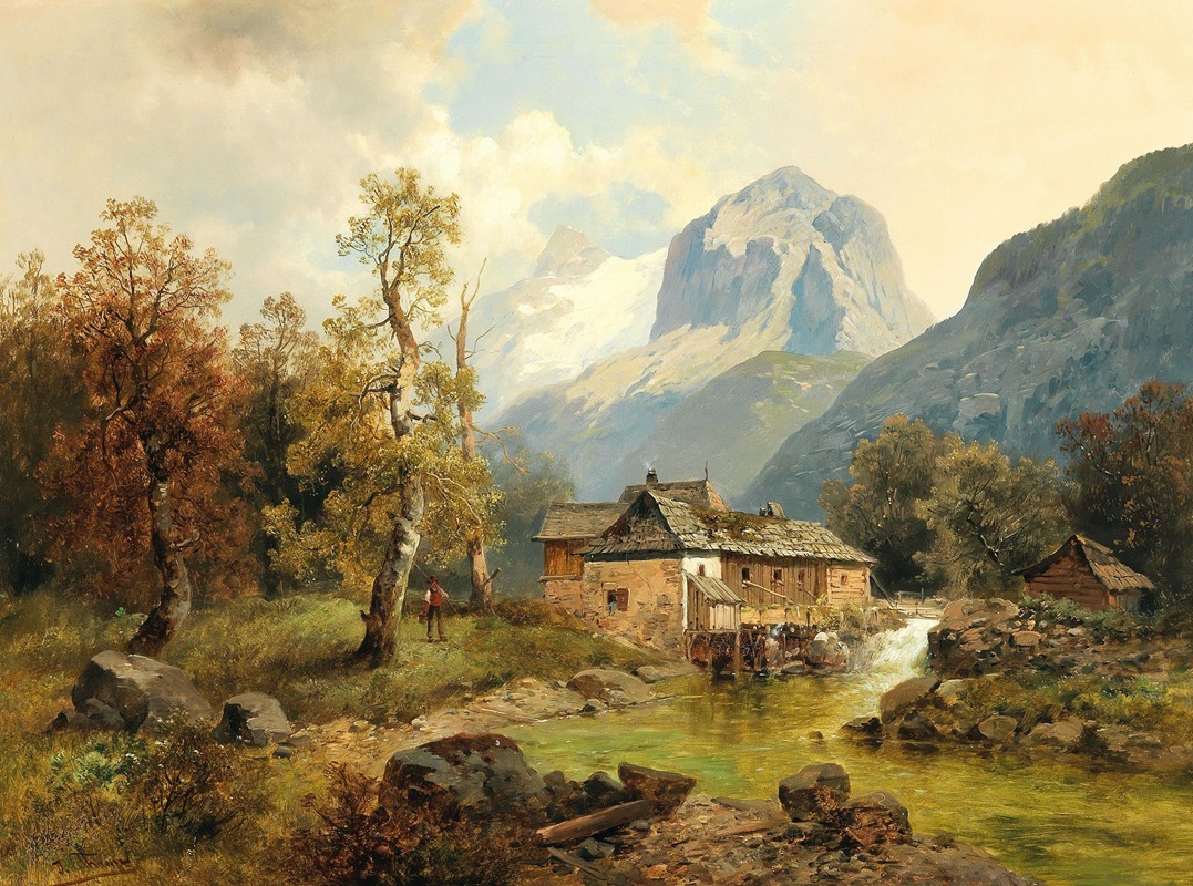 Josef Thoma - Tyrolean Scene