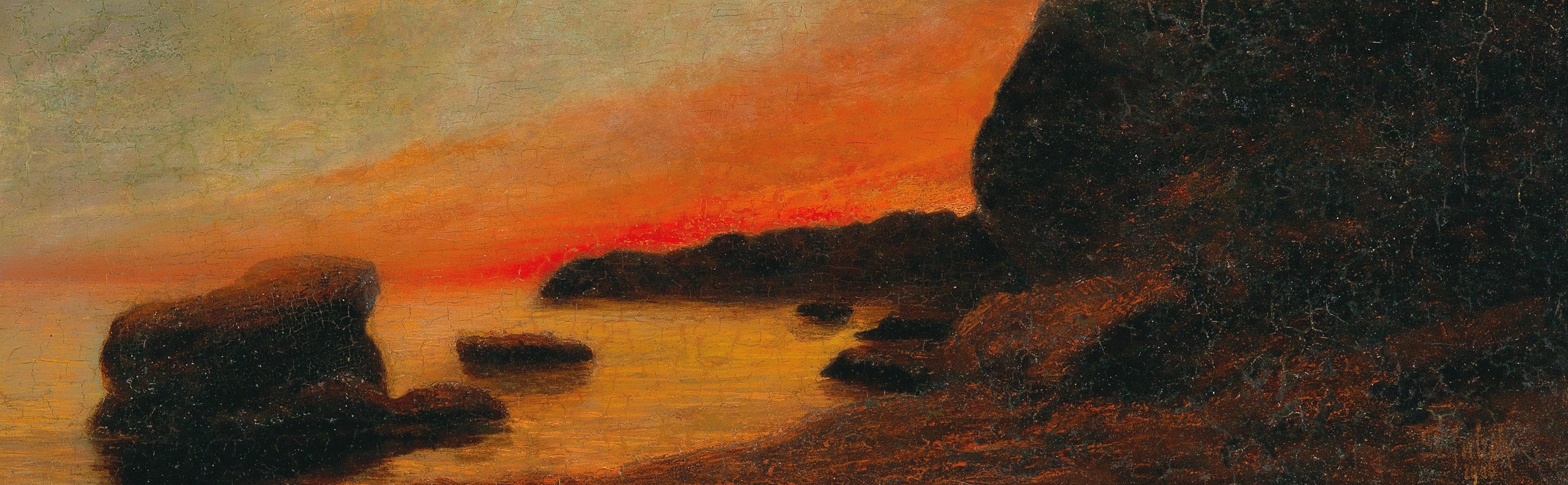 Karl Wilhelm Diefenbach - Sunset on the coast of Capri