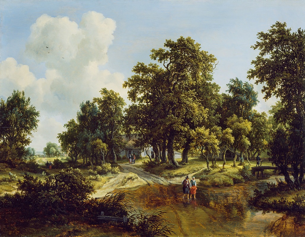 Meindert Hobbema - The Outskirts of a Wood