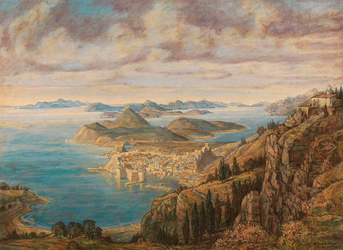 Michael Zeno Diemer - View of Dubrovnik