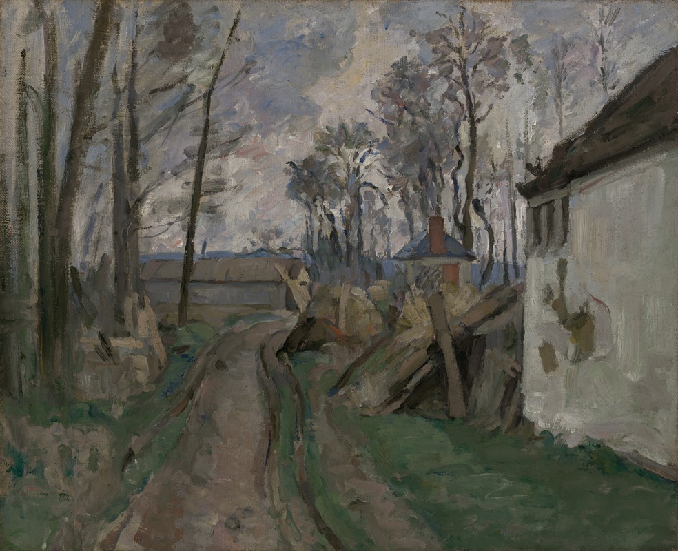 Paul Cézanne - A Village Road near Auvers