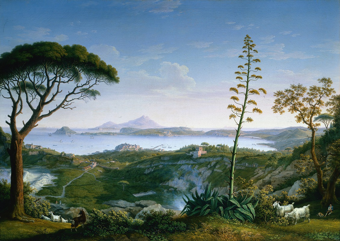 Jakob Philipp Hackert - View of the Gulf of Pozzuoli from Solfatara