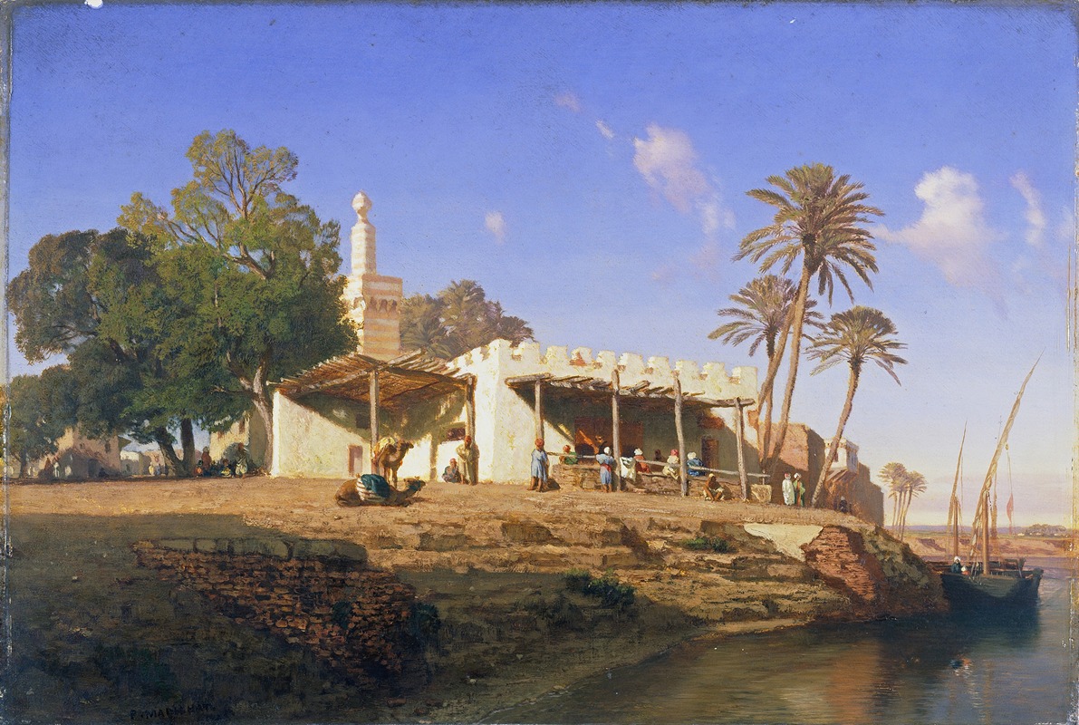 Prosper Marilhat - On the Banks of the Nile