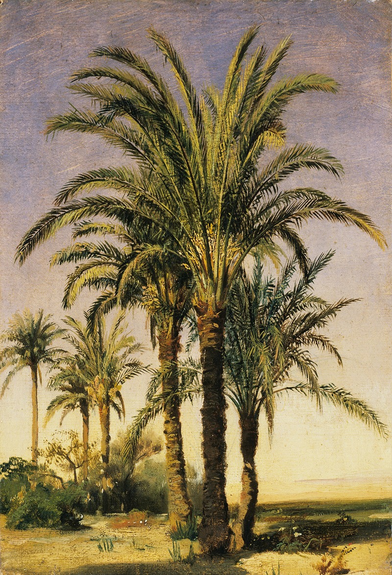 Prosper Marilhat - Palm Trees