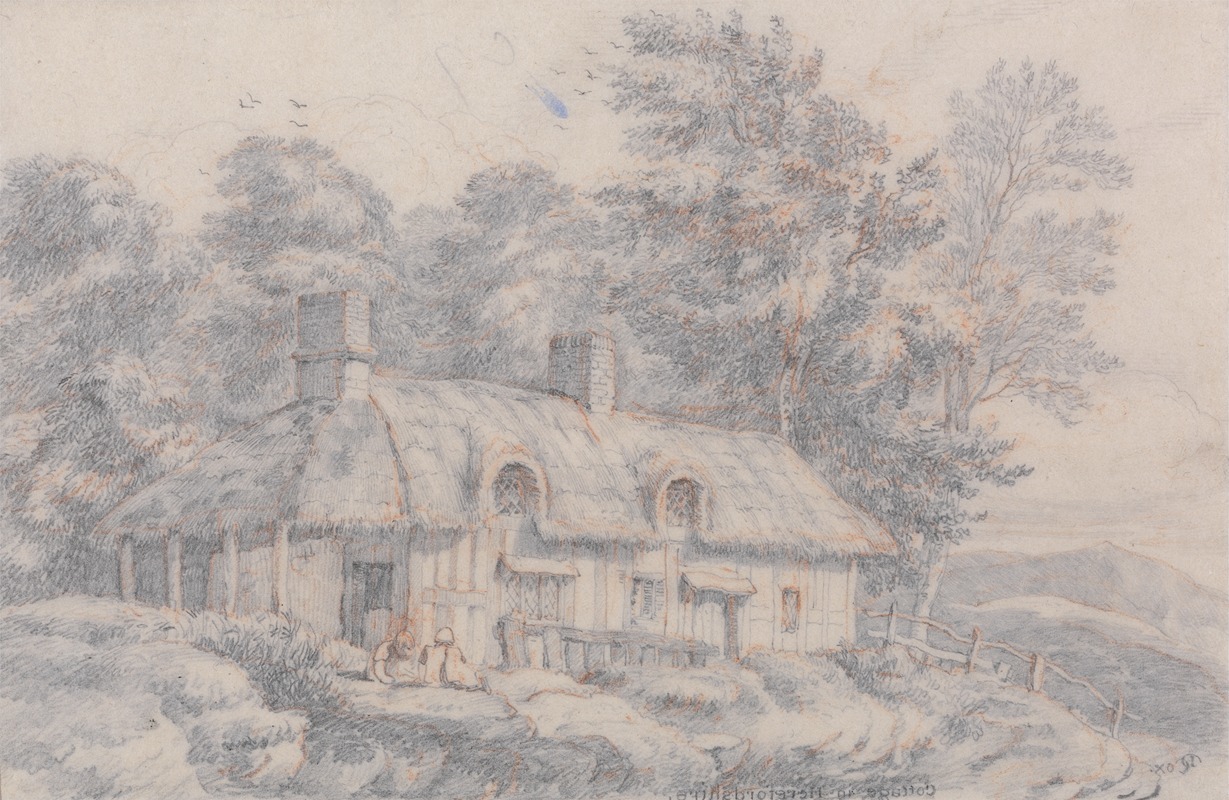David Cox - Cottage in Herefordshire