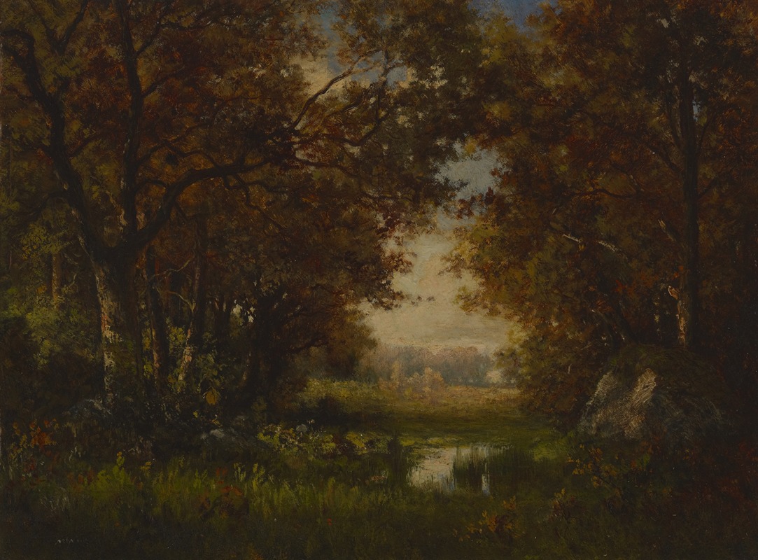 Robert Crannell Minor - Scene in the Forest of Fontainebleau