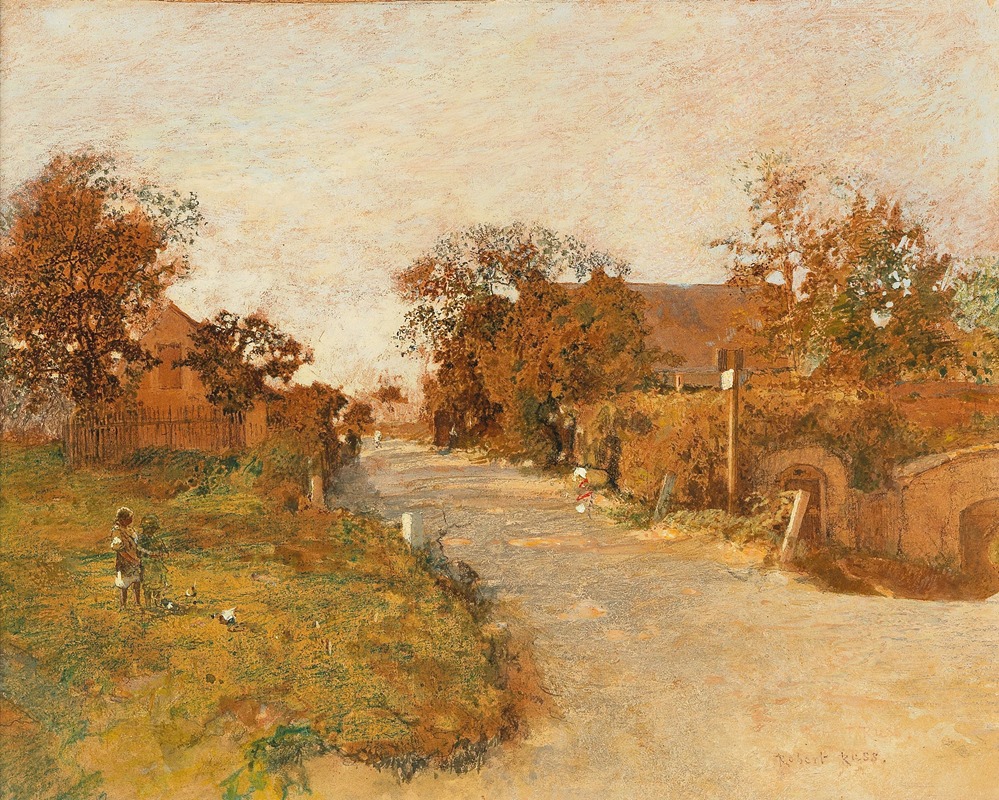 Robert Russ - Motif of Feldsberg, (Lower Austria)