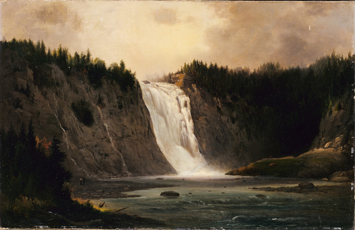 Robert S. Duncanson - Waterfall on Mont-Morency