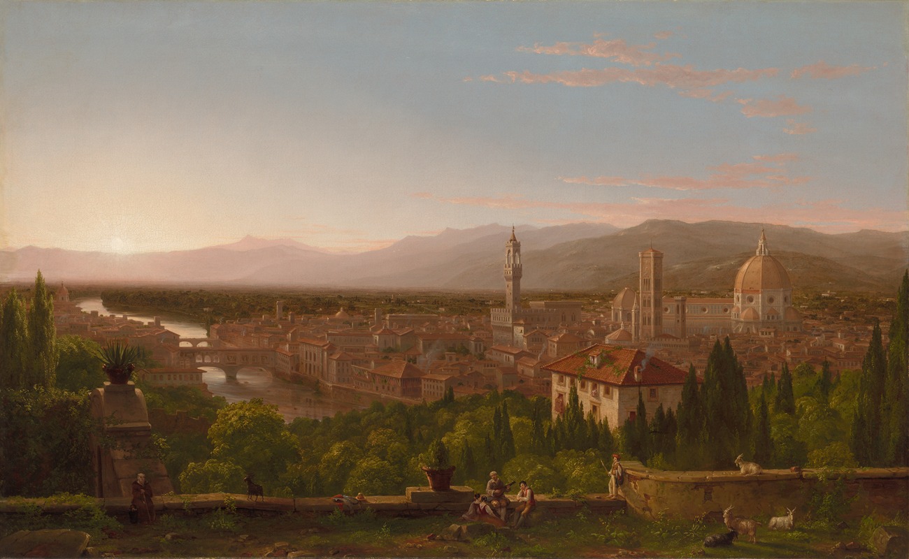 Thomas Cole - View of Florence