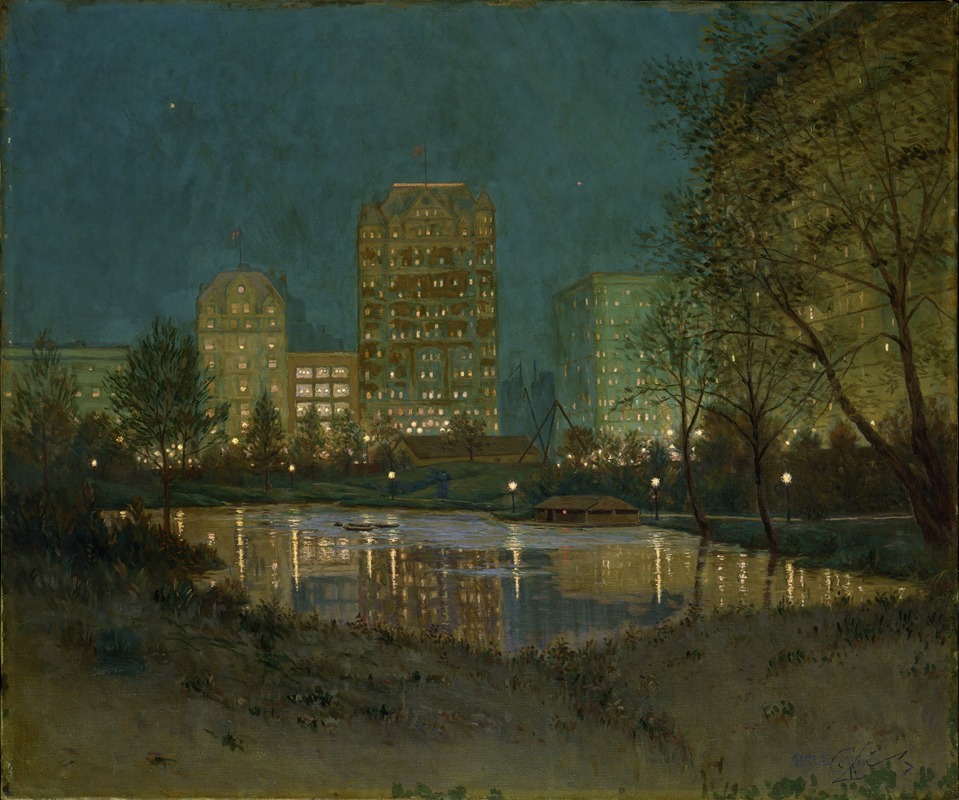 William Anderson Coffin - Central Park and the Plaza