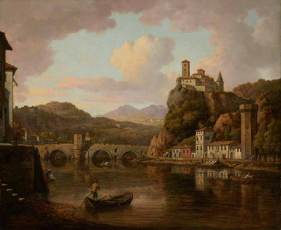 William Marlow - Castle on the Rhône River, France