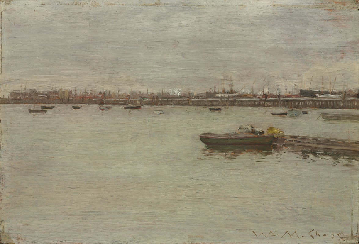 William Merritt Chase - Gray Day on the Bay