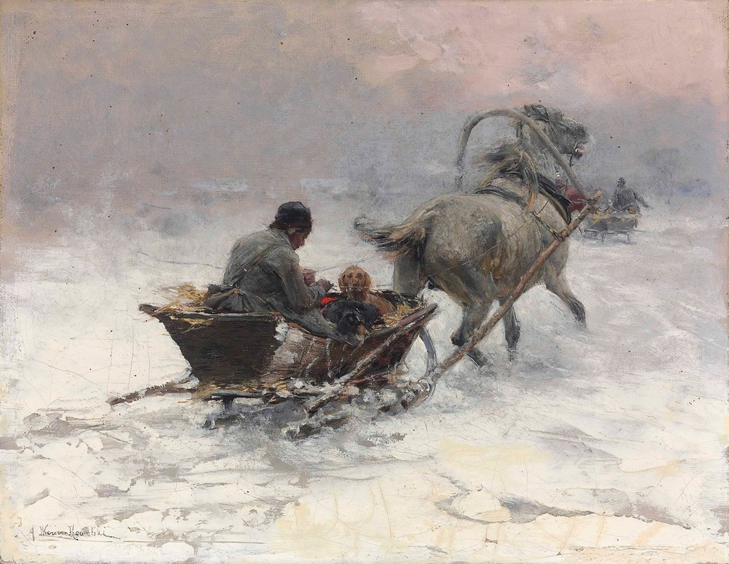 Alfred Von Wierusz-Kowalski - Sleight Ride