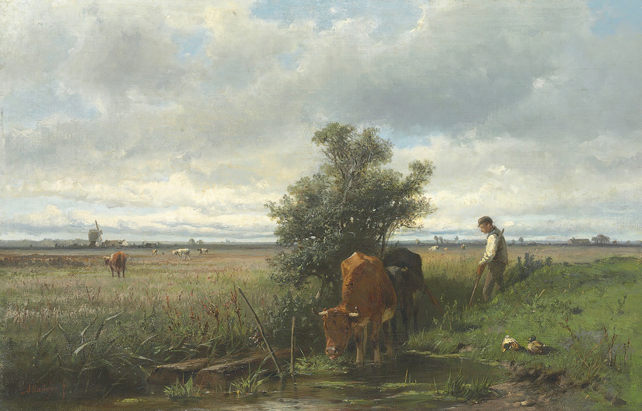 Anton Mauve - Cattle Watering
