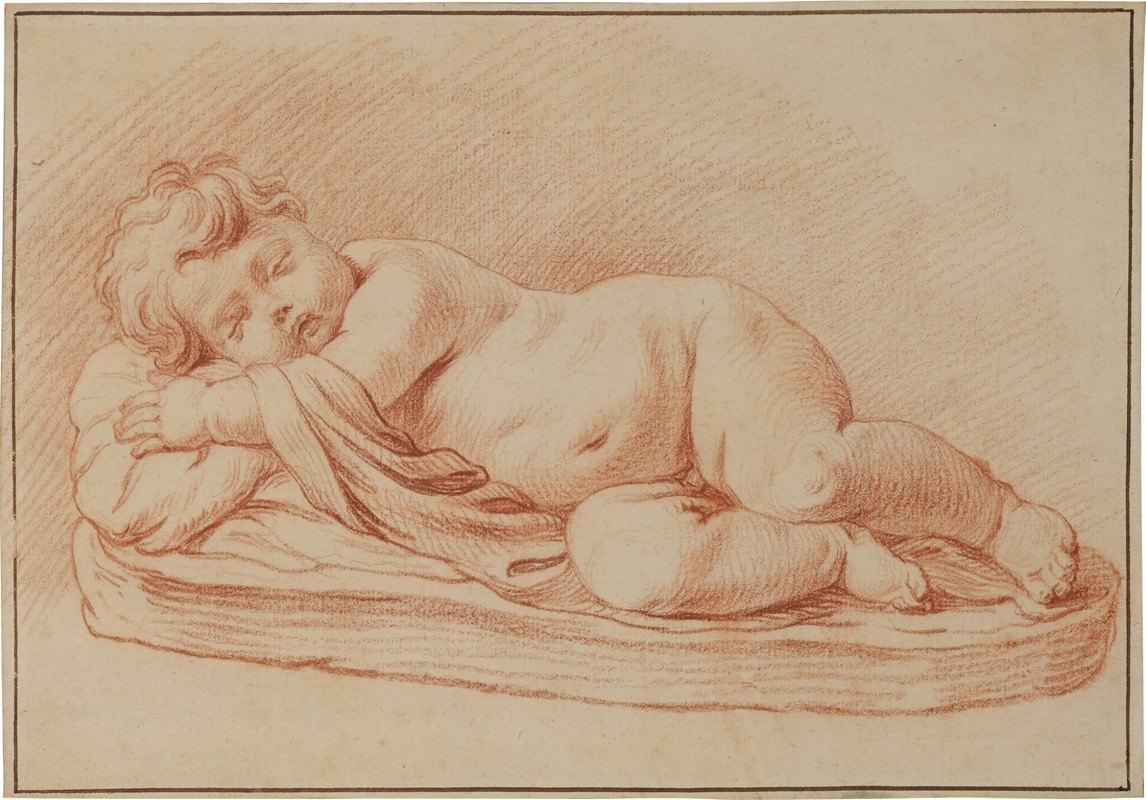 Edmé Bouchardon - Sleeping child, after François Duquesnoy