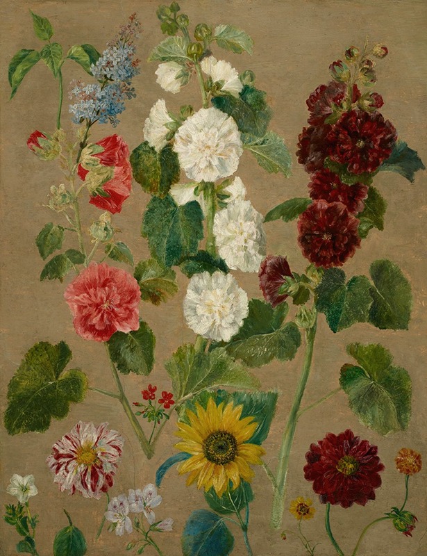 Follower of Eugène Delacroix - Untitled [flowers]