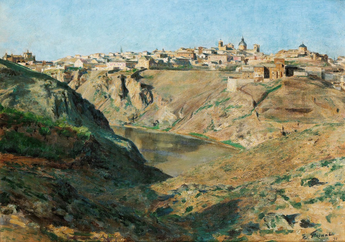 Émile Friant - View Of Toledo