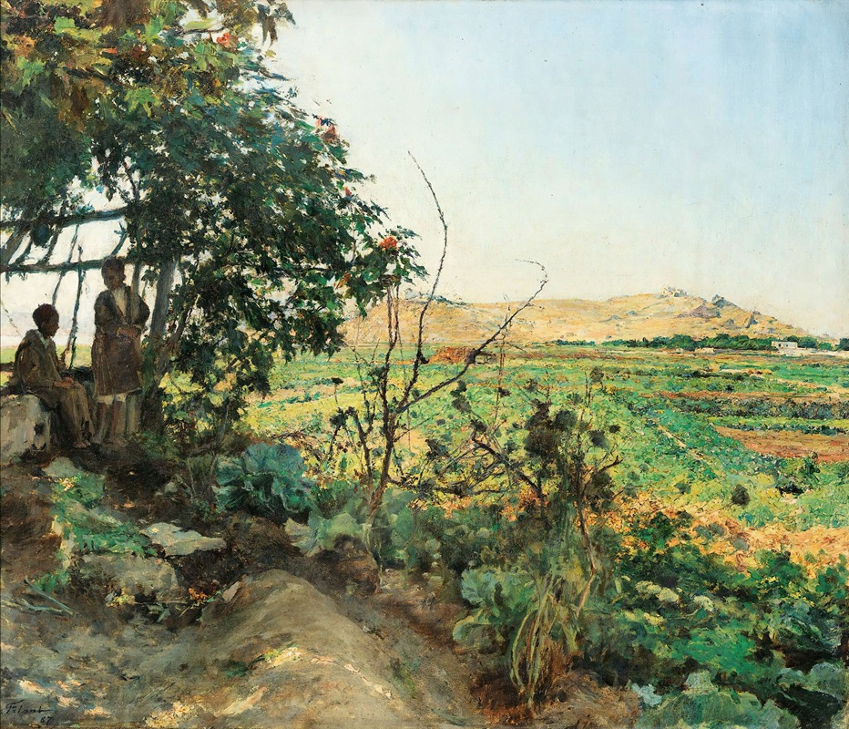 Émile Friant - Landscape Of The Suburbs Of Tunis