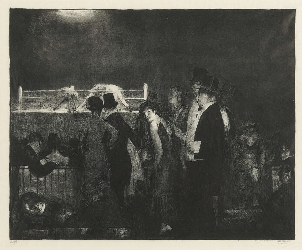 George Wesley Bellows - Preliminaries to the Big Bout
