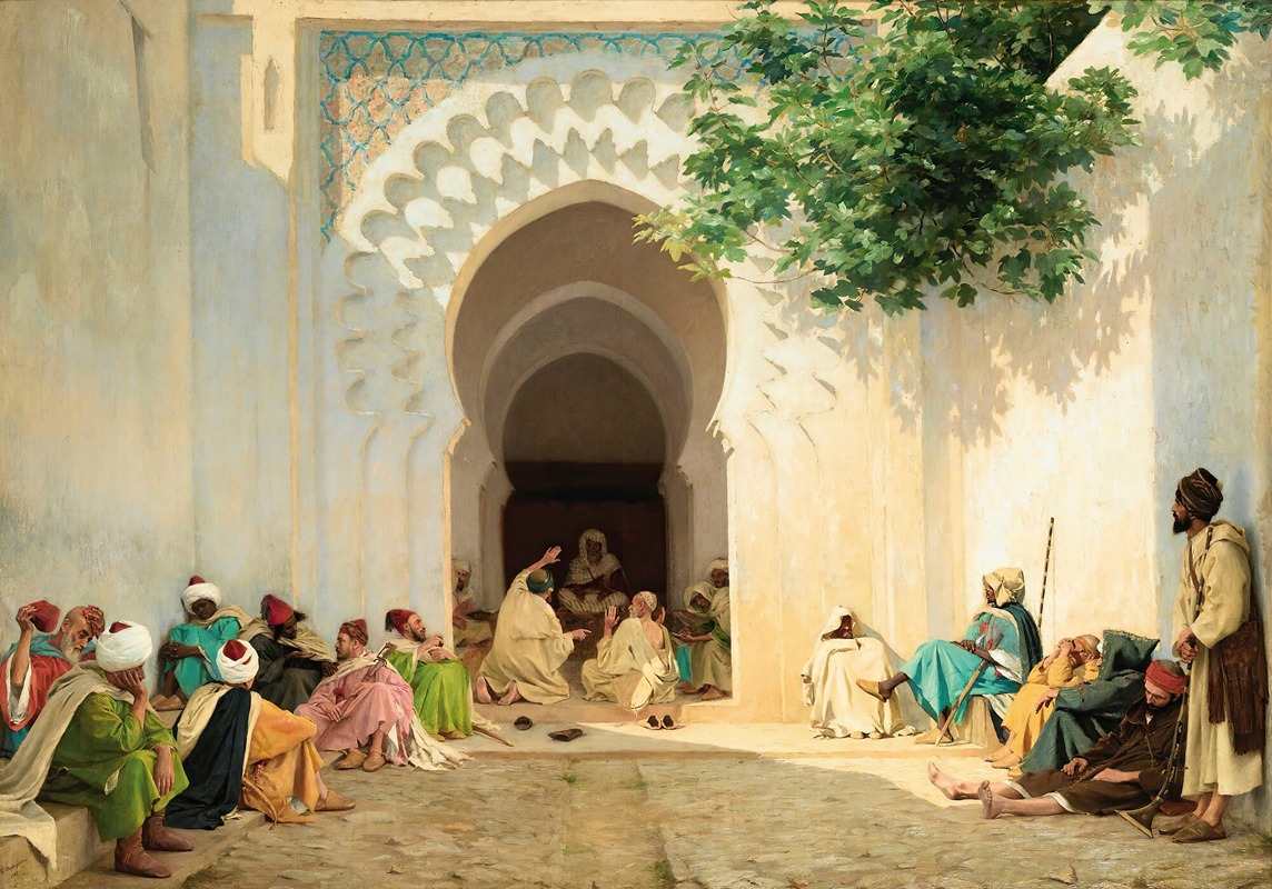 Georges Bretegnier - Une Audience Du Pacha A Tanger