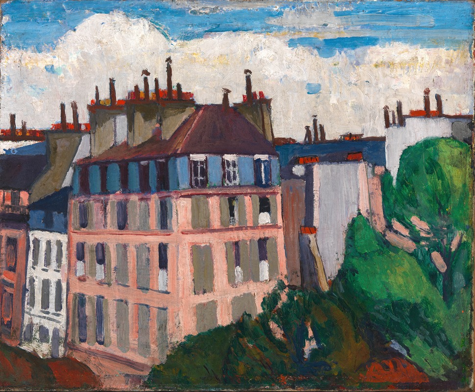 Henry Lyman Saÿen - Rooftops, Paris