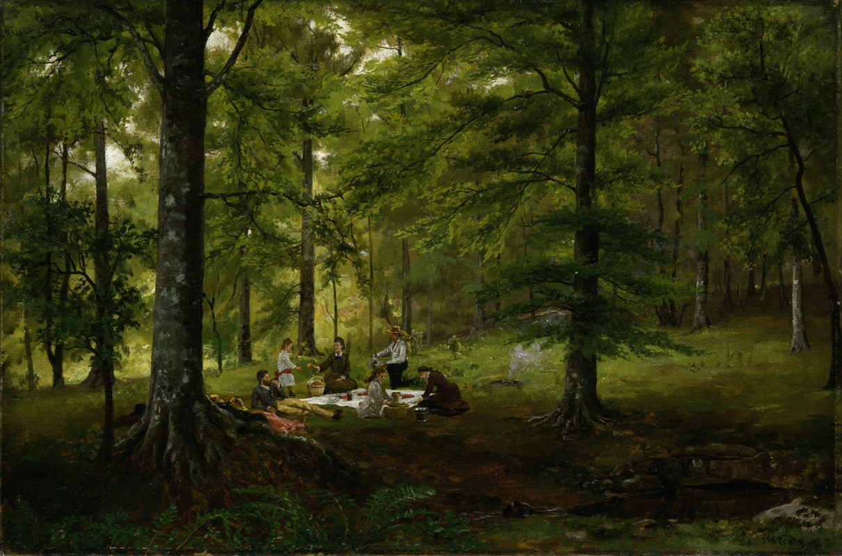 John Martin Tracy - Picnic Scene