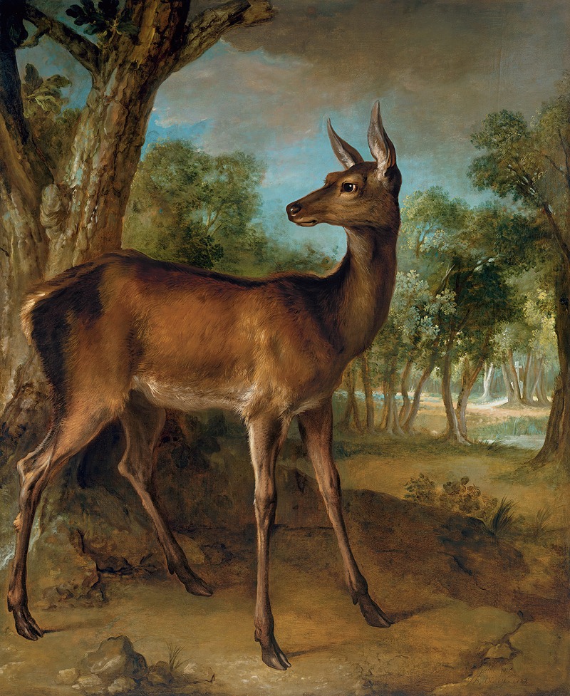 Jean-Baptiste Oudry - The Watchful Doe (‘biche Aux Augets’)