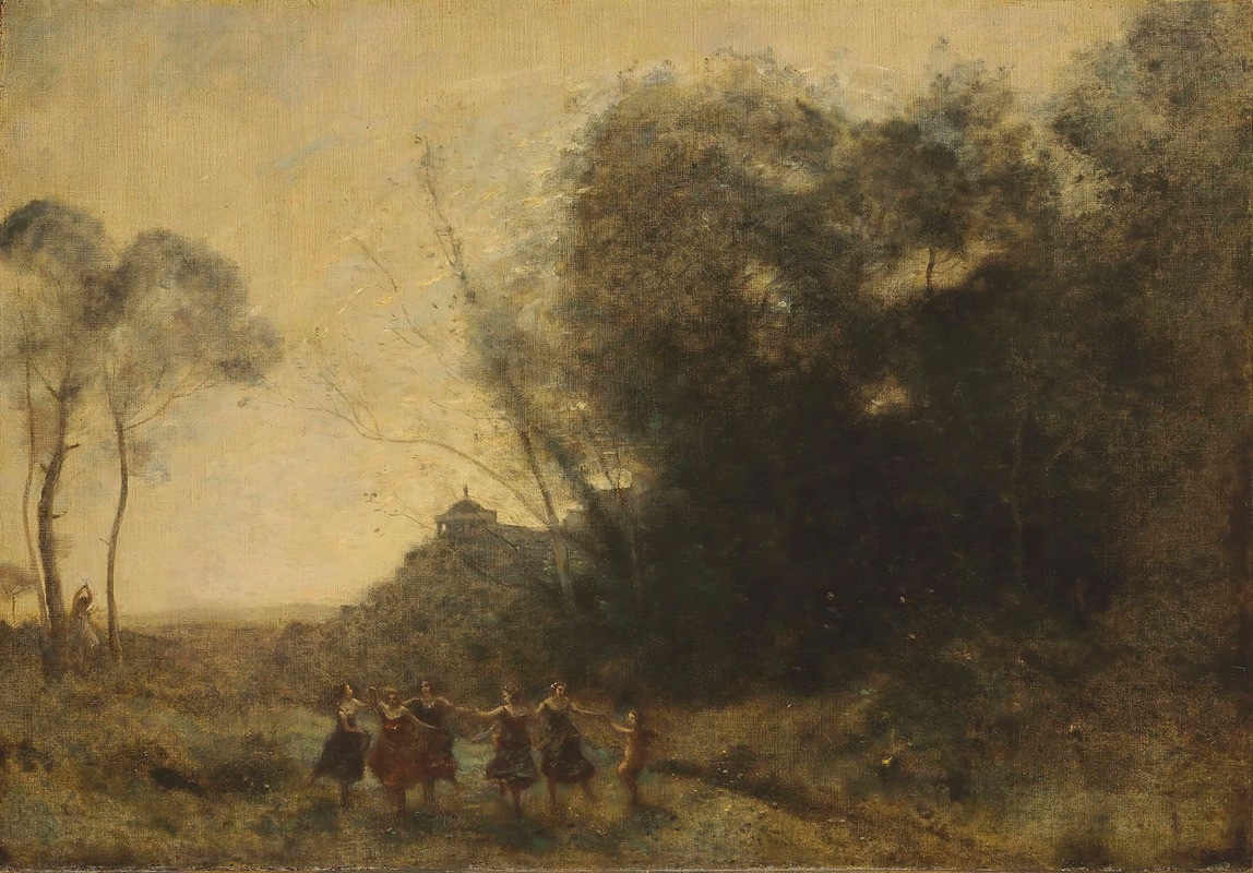 Jean-Baptiste-Camille Corot - Ronde De Nymphes