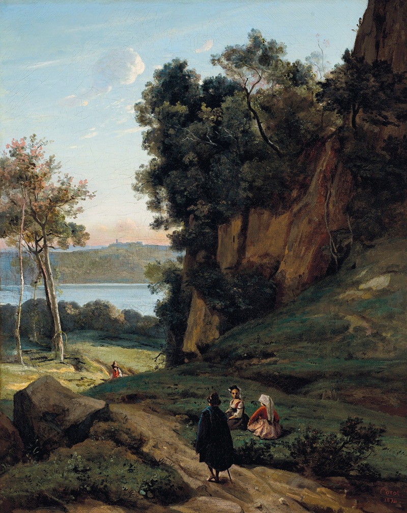 Jean-Baptiste-Camille Corot - Italiens D’Albano