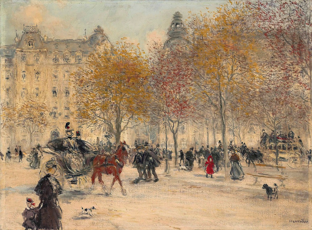 Jean François Raffaëlli - Autumn In Paris