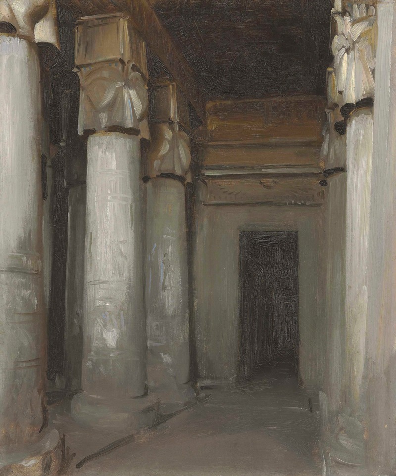 John Singer Sargent - The Temple Of Denderah