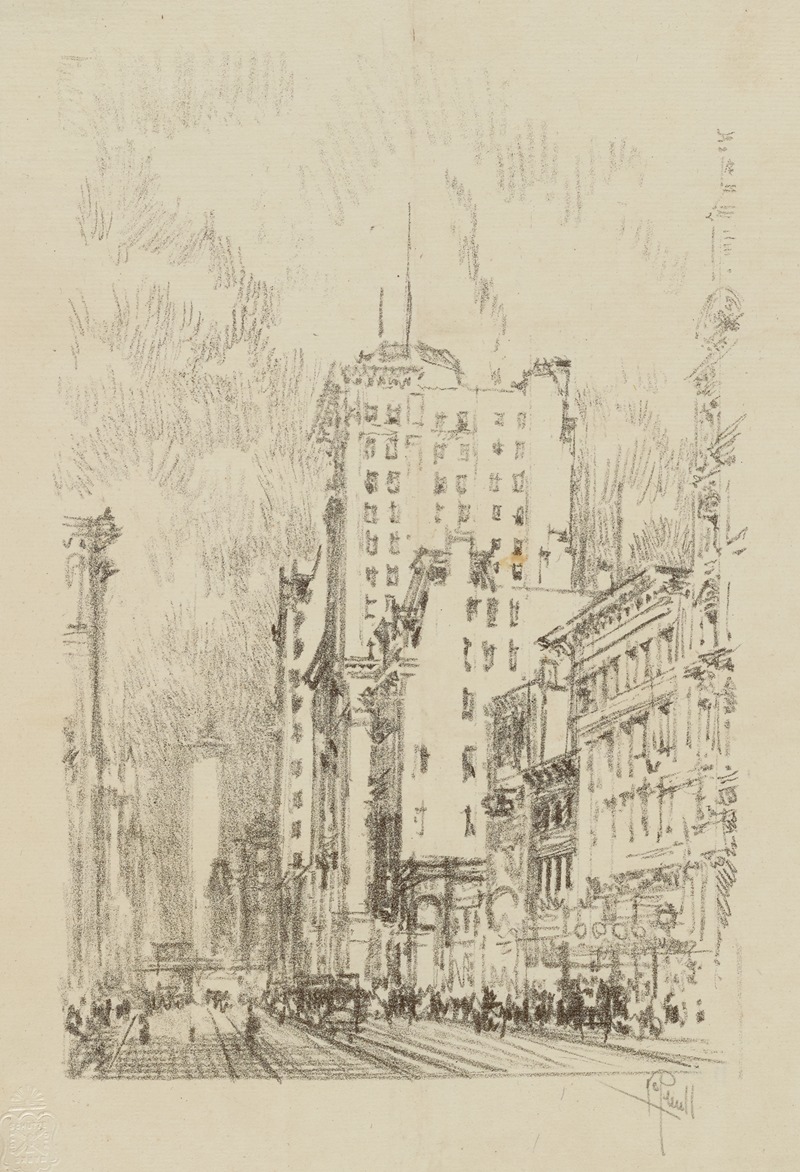Joseph Pennell - Broadway Above 23rd Street