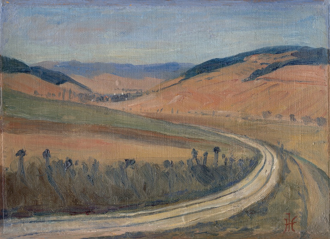 Jozef Hanula - Study Of Spiš Landscape