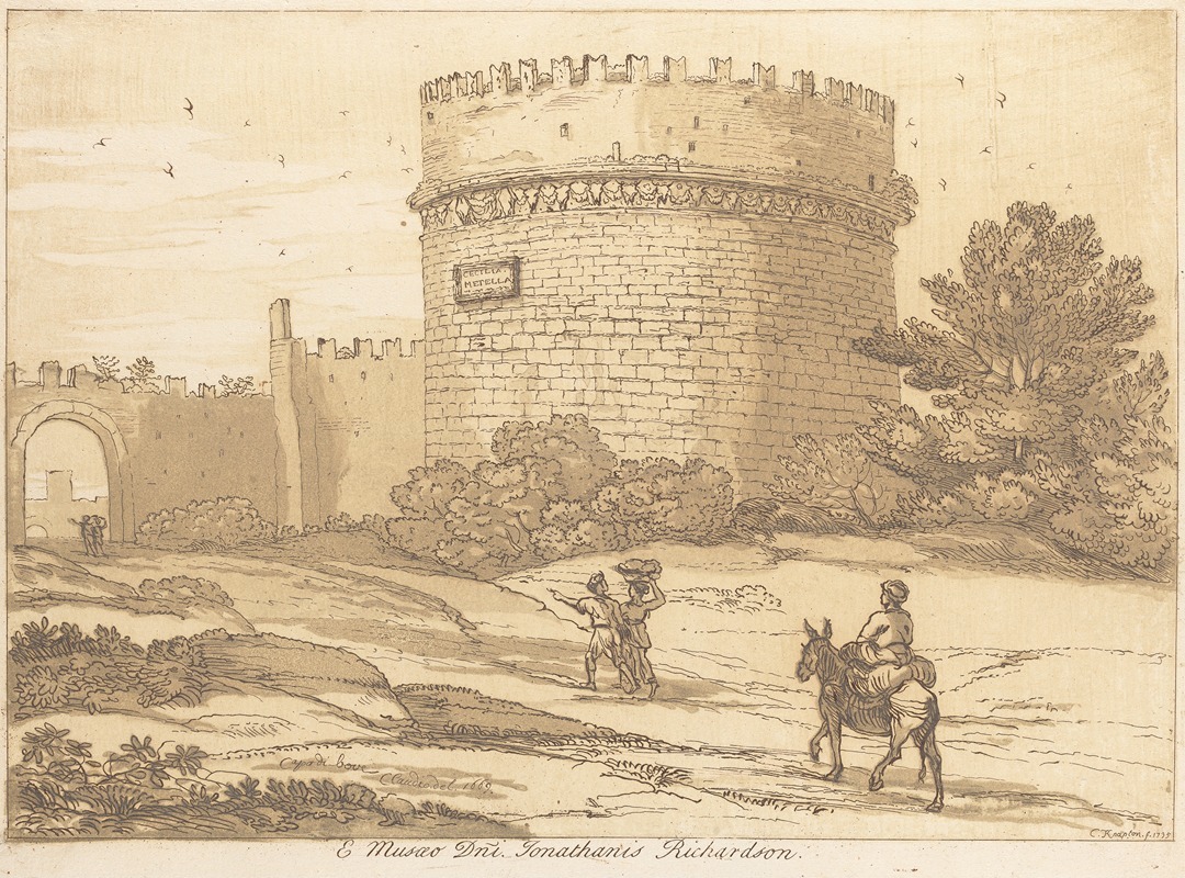 George Knapton - Castle wall
