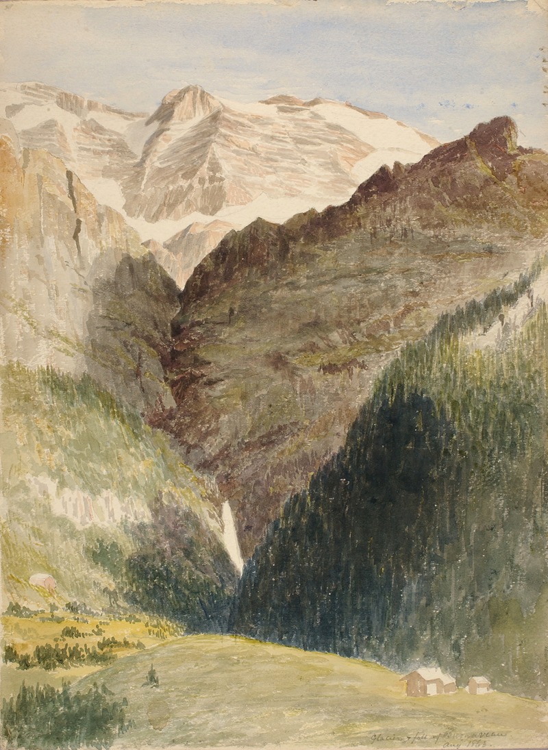 Miner Kilbourne Kellogg - Glacier And Falls