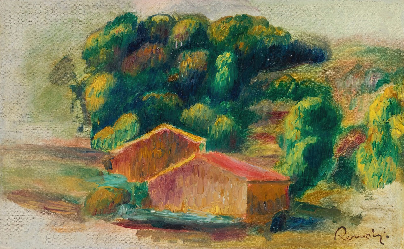 Pierre-Auguste Renoir - Paysage, Maisons