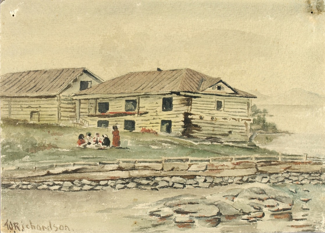 Theodore J. Richardson - Buildings Going To Ruin, Alaska, 1884