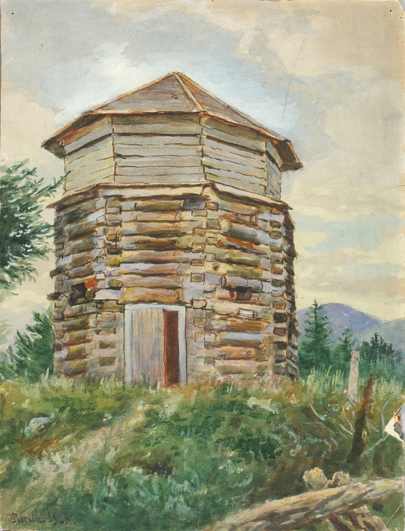 Theodore J. Richardson - Russian Block House, Alaska, 1900