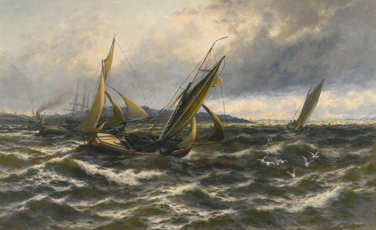 Thomas Rose Miles - Wind And Sea Rising, Off The Isle Of Sheppey