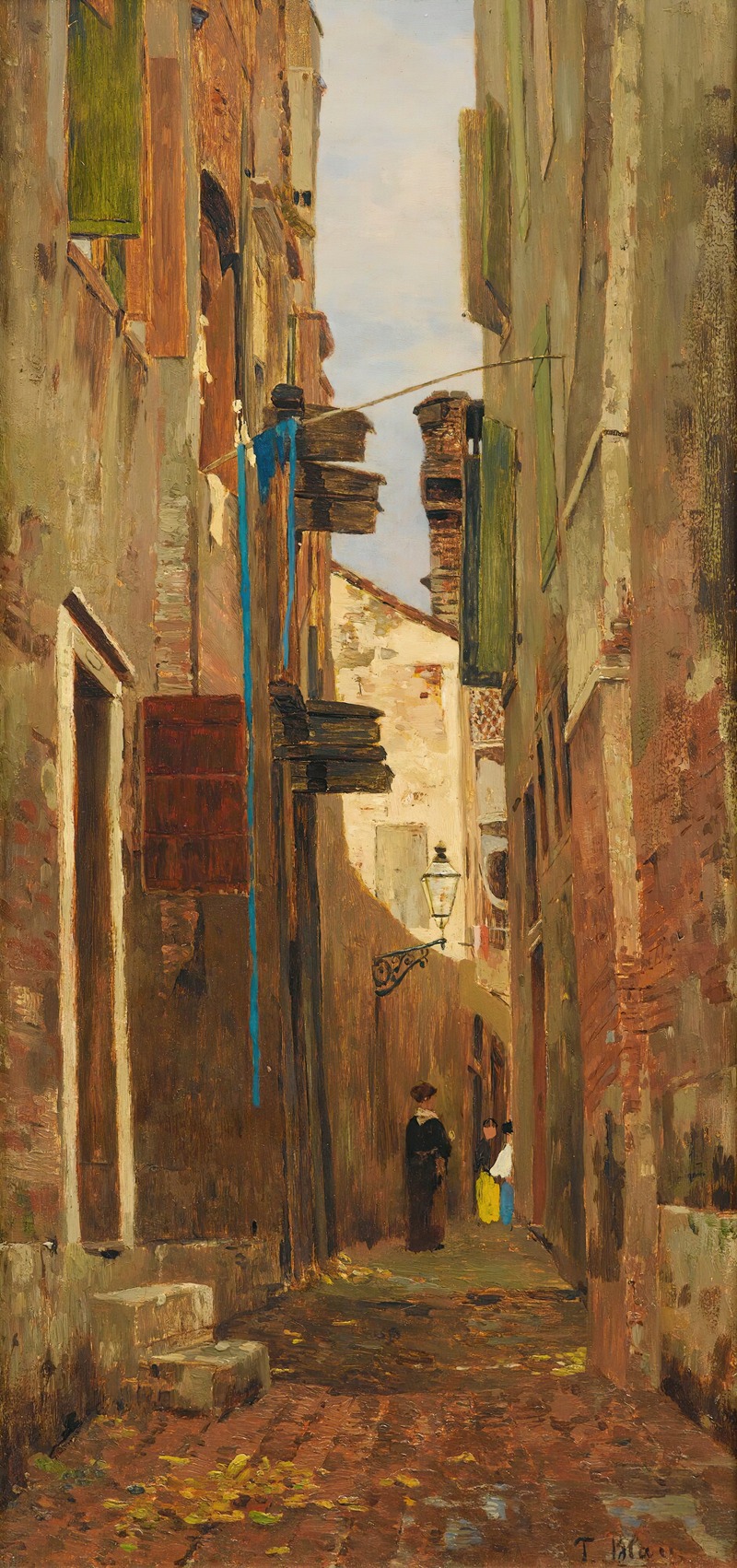 Tina Blau - Street In Italy