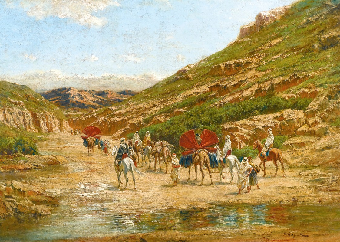 Victor Huguet - Caravane Dans Le Desert