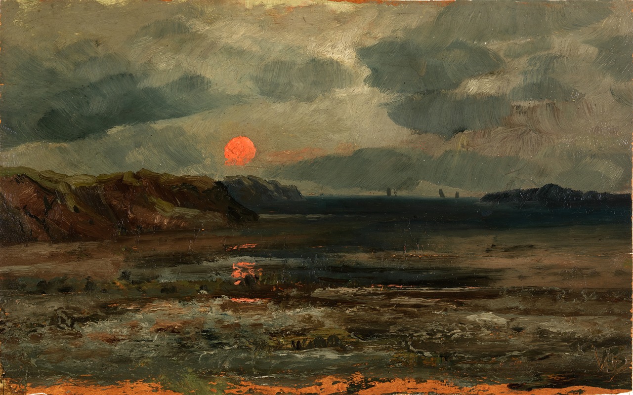 William Edward Norton - Sunrise Over Fishing Waters–Maine