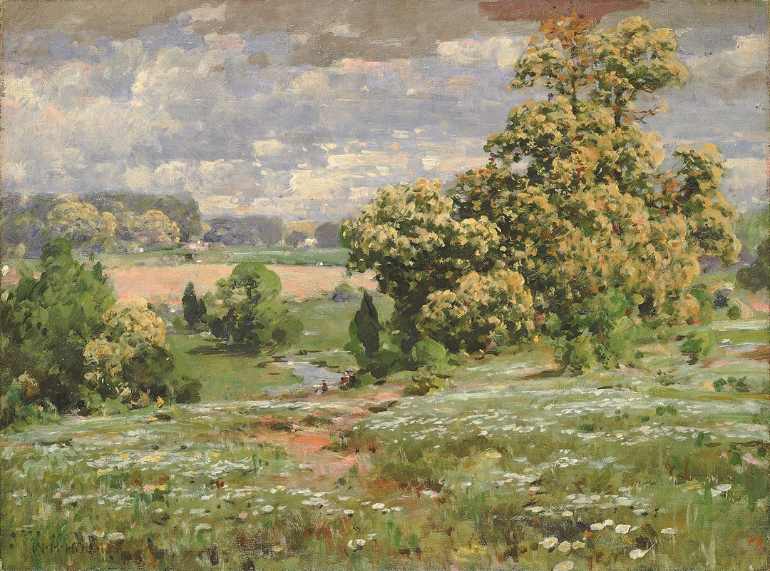 William Henry Holmes - Chestnut Trees In Bloom