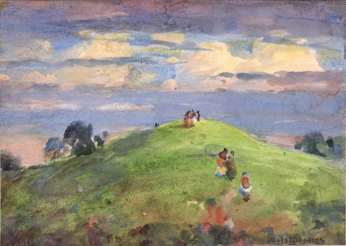 William Henry Holmes - On The Sunset Hill, 1926