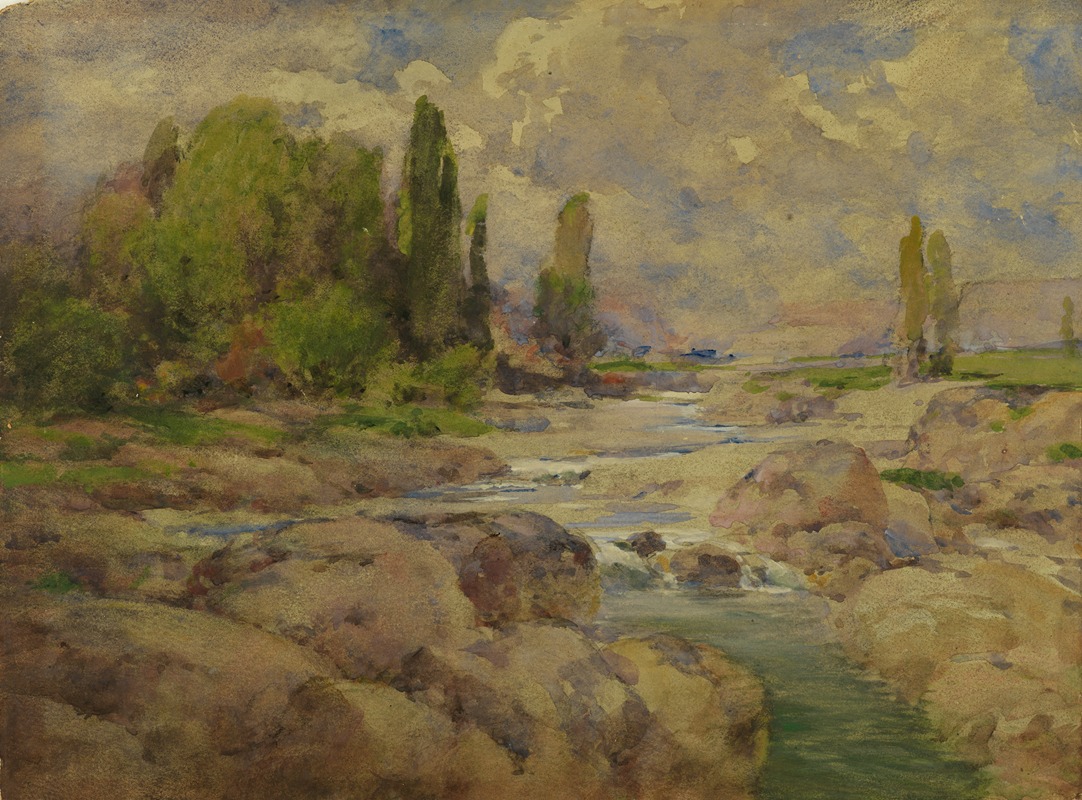 William Henry Holmes - The Normal Rock Creek