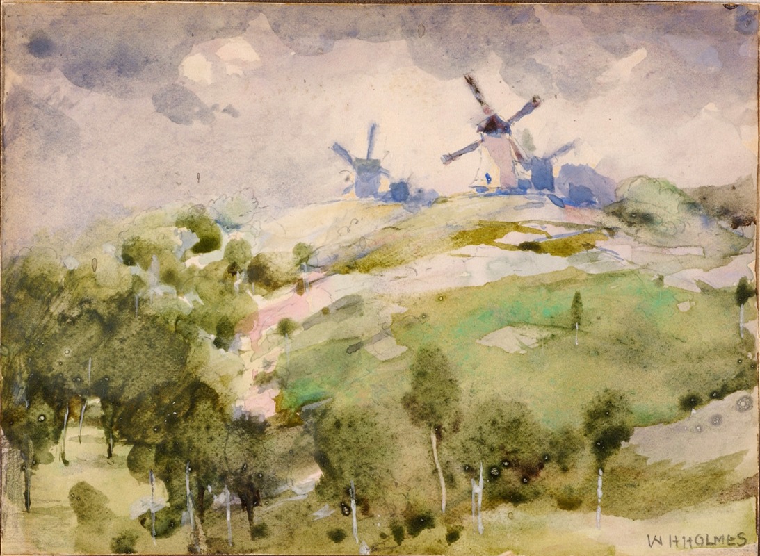 William Henry Holmes - Windmills