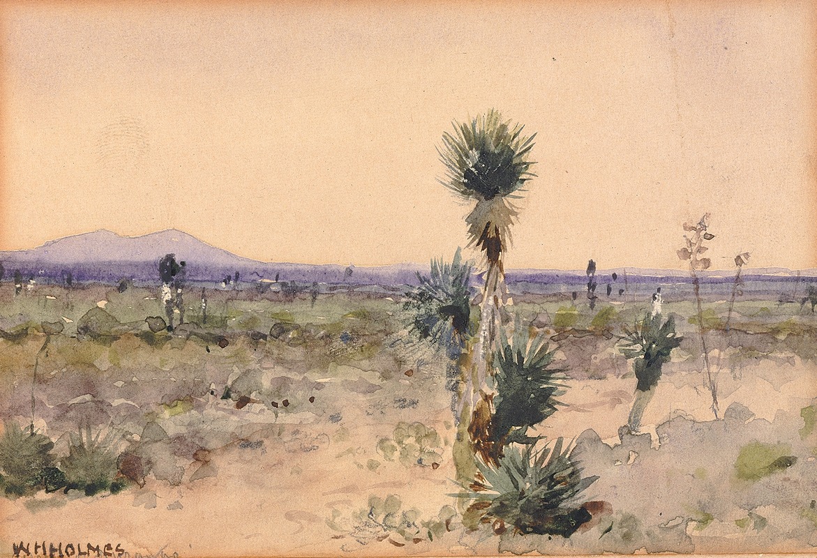 William Henry Holmes - Yuccaland–Chihuahua, Mexico