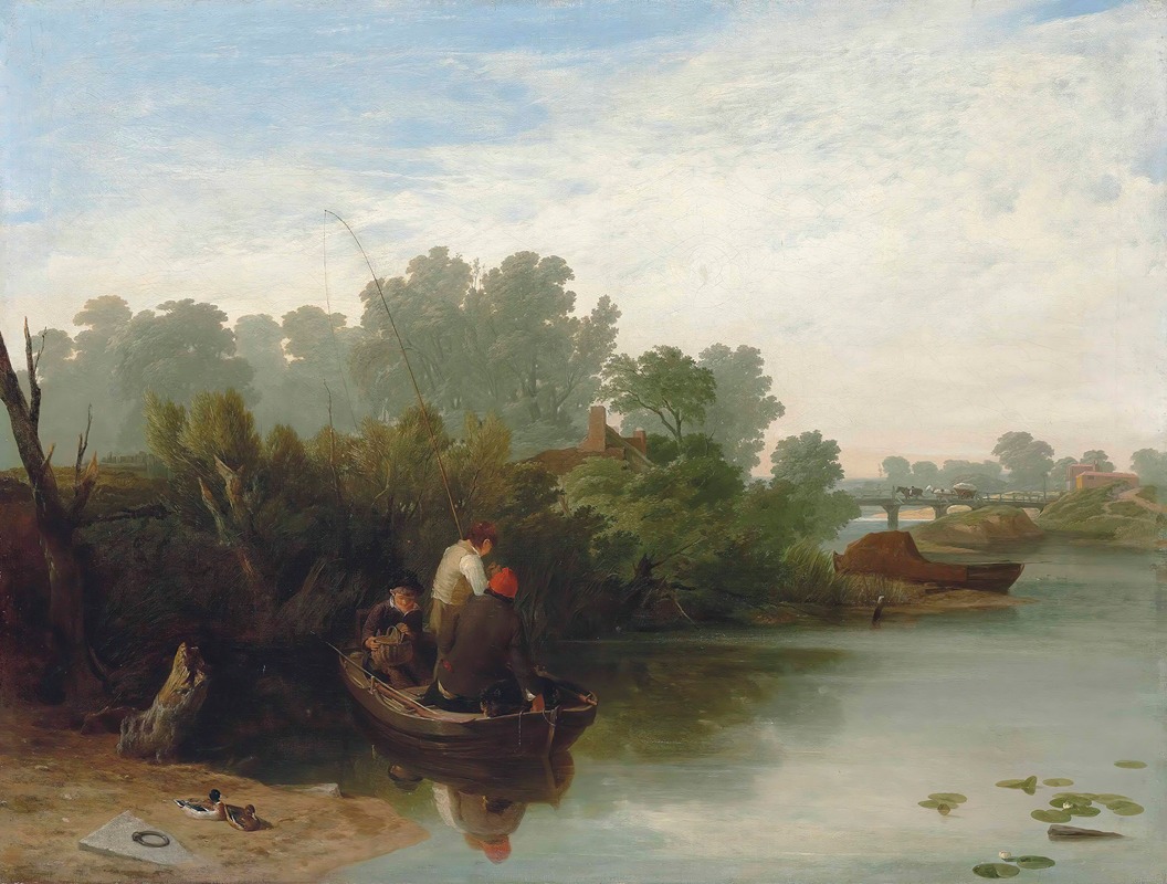 Boys Fishing by William Mulready - Artvee